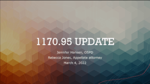 Mar. 4, 2022 – Emerging Issues in Penal Code Section 1170.95 Cases