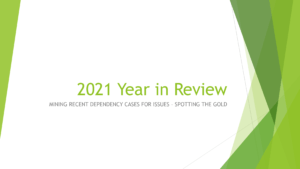 Mar. 3, 2022 – Dependency Year in Review: 2021 Case Law Update